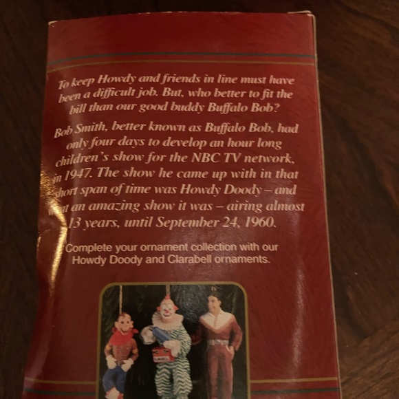 HOWDY DOODY Buffalo Bob Character Carlton Cards Ornament - Picture 3 of 4